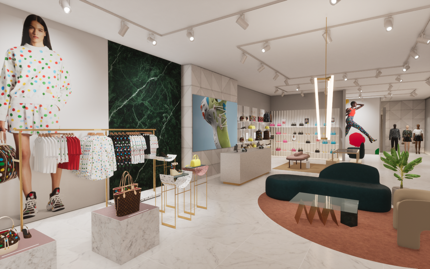 High-fidelity 3D store visualisation in Dtail