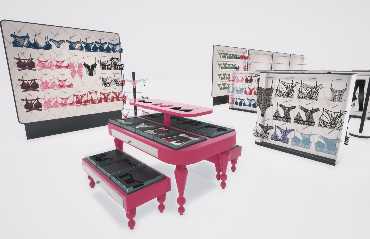 Hunkemöller store visualisation in Dtail